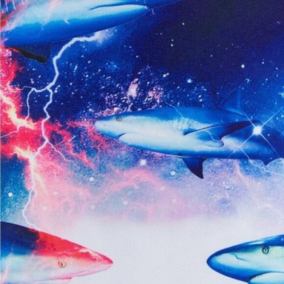 Hurley Graphic Backpack- Electric Shark - Picture 5 of 9